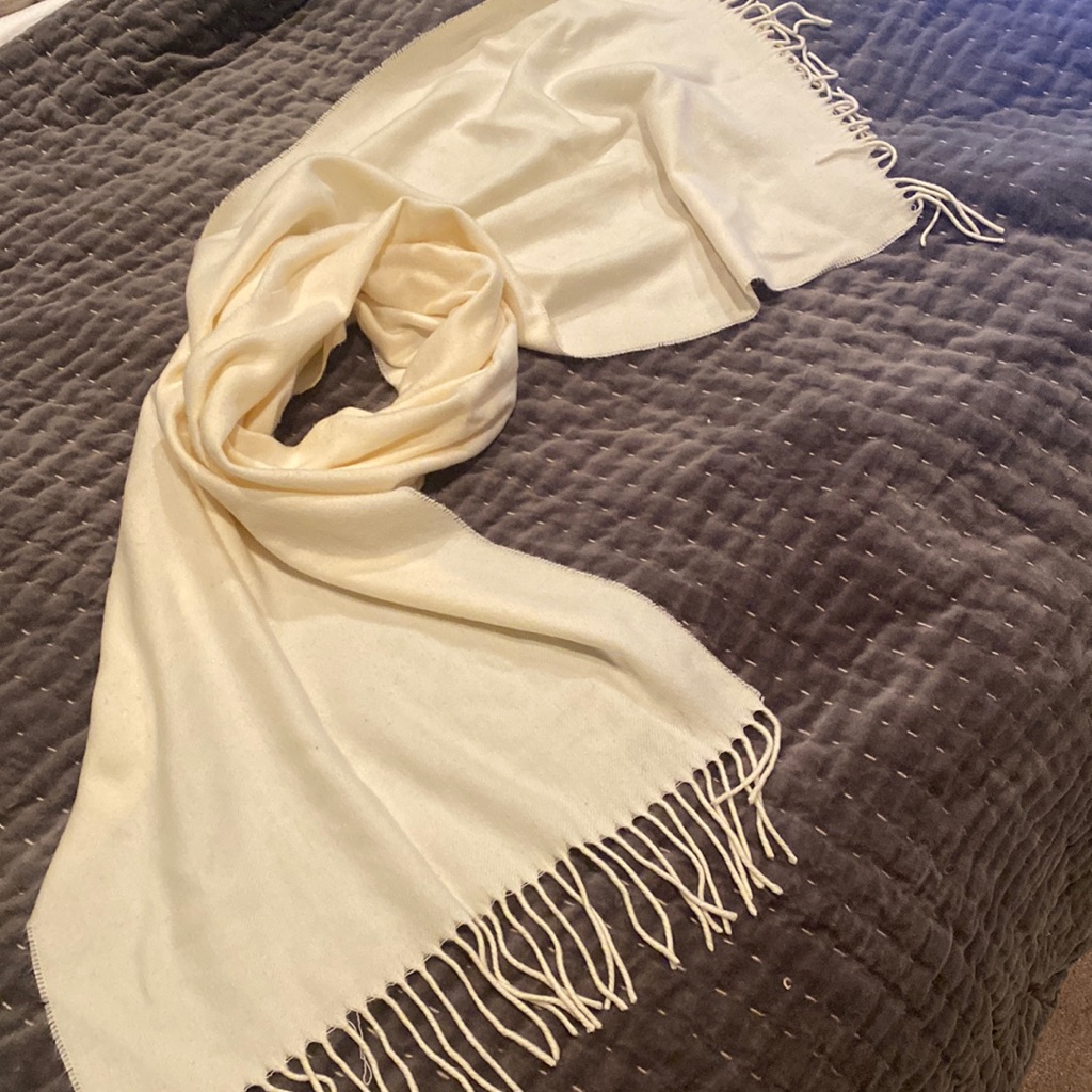 Cream Scarf